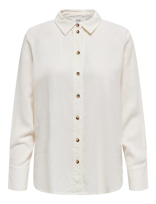 Jdysay L/S Linen Loose Shirt Wvn JDY White