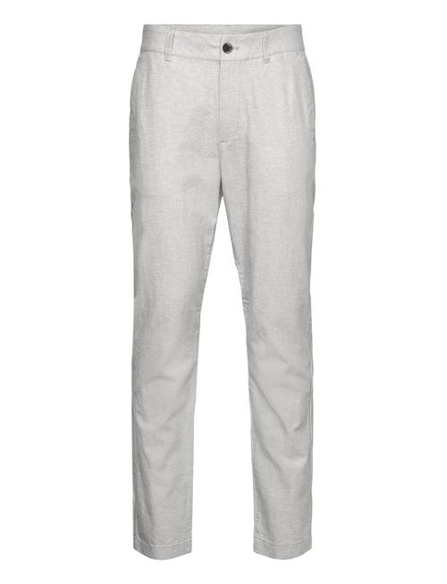 Relaxed Tapered Linen Pants Tom Tailor Grey