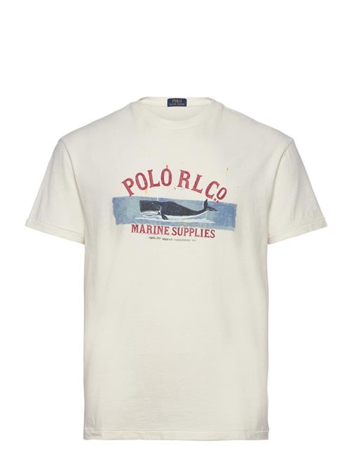 Classic Fit Jersey Graphic T-Shirt Polo Ralph Lauren White