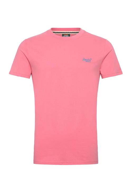 Vintage Logo Emb Tee Superdry Pink