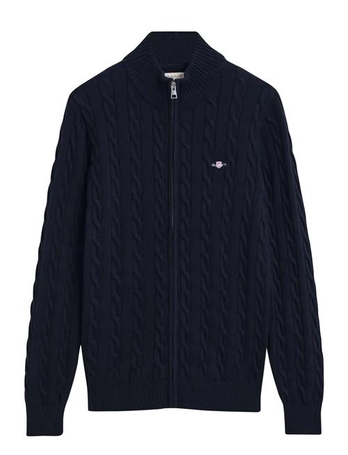 Cotton Cable Full Zip Cardigan GANT Blue