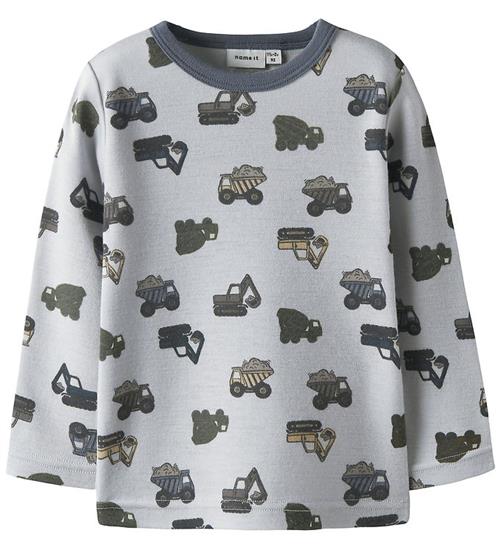 Name It Bluse - Uld - NmmWillow - Micro Chip/WORKING MACHINES