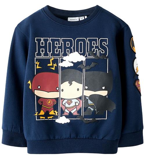 Se Name It Sweatshirt - NmmOsmus Batman - Navy Blazer ved KidsWorld