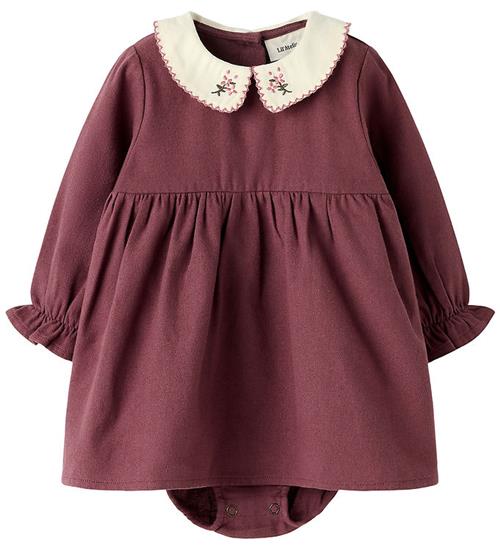 Lil Atelier Kjolebody l/æ - NbfRebel - Catawba Grape
