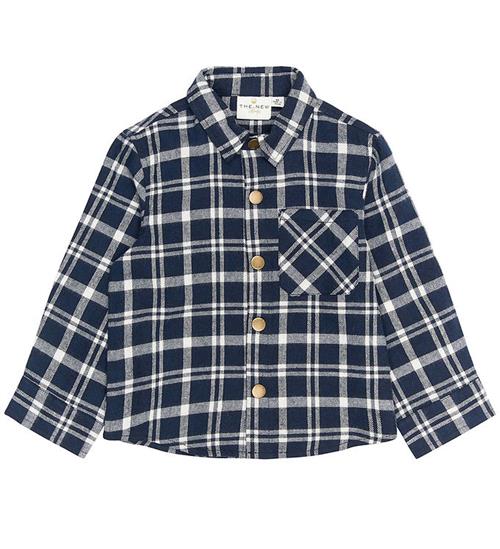 The New Siblings Skjorte - TnstRiggs - Flannel - Navy Blazer Che
