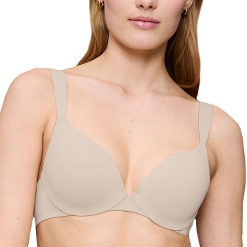 Triumph Bh Body Make-Up Illusion T-Shirt Bra Beige E 85 Dame