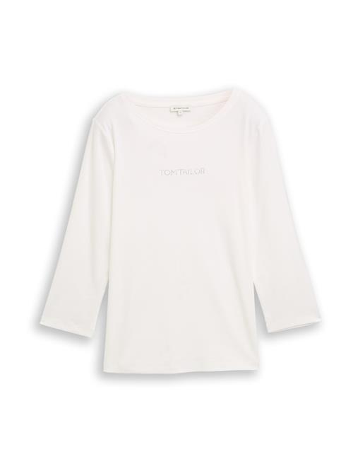 TOM TAILOR Shirts  sølv / hvid
