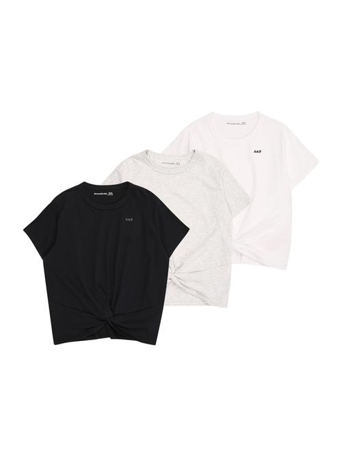 Abercrombie & Fitch Bluser & t-shirts  grå-meleret / sort / hvid