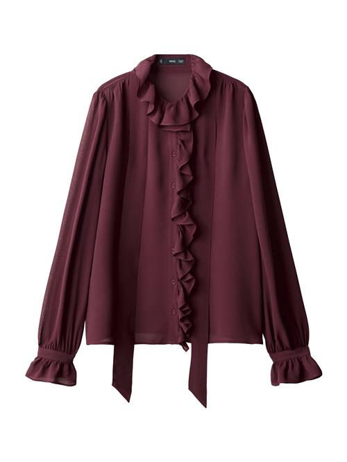 MANGO Bluse 'BOLOGNA'  bordeaux