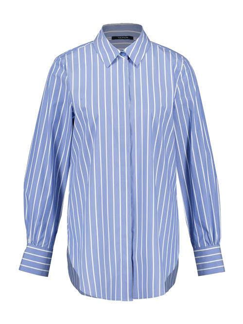 TAIFUN Bluse  pastelblå / hvid