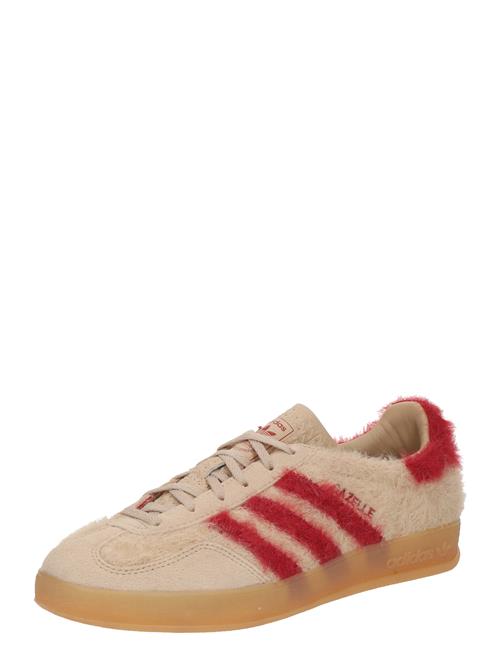 ADIDAS ORIGINALS Sneaker low 'Gazelle Indoor'  beige / rød