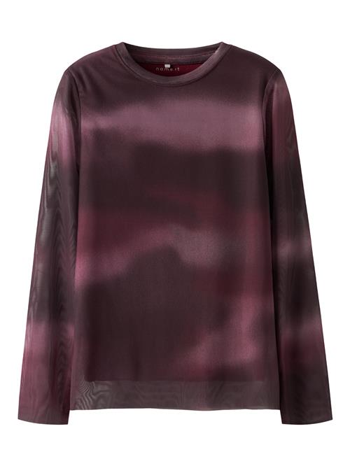 Se NAME IT Mesh Bluse Ropea Burgundy hos SmartKidz