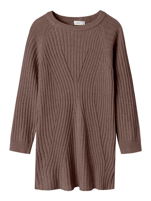 NAME IT Strikkjole Rikine Coffee Quartz