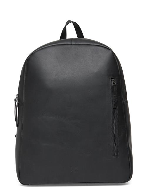 Leather Backpack Lyle & Scott Black