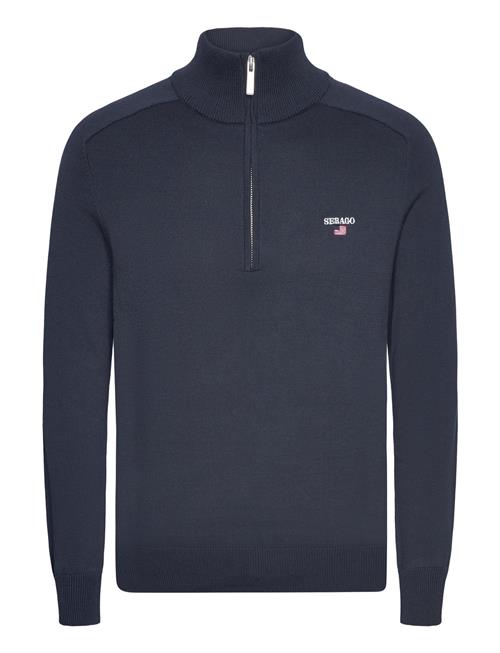 Kyle Half Zip Sweater Sebago Navy