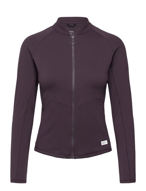 Collective Zip Sweater W Craft Purple
