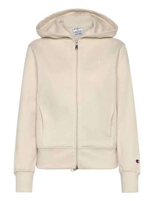 Full Zip Hoodie Sweatshirt Champion Beige