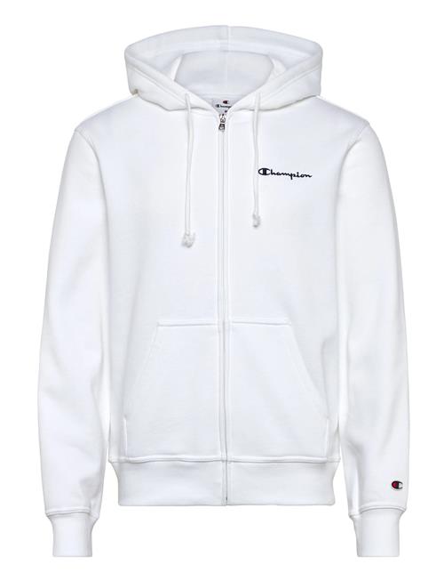 Full Zip Hoodie Sweatshirt Champion White