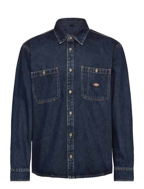 M Mechanic Denim Shirt Ls Dickies Blue