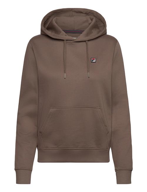 Biella Regular Hoodie FILA Brown