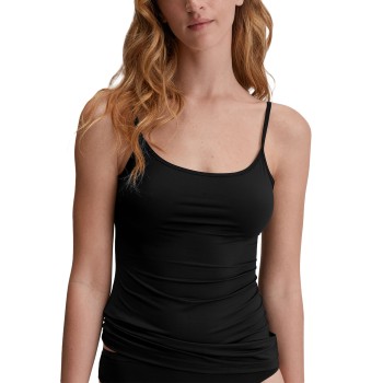 Calida Sleek Skin Spaghetti top Sort Medium Dame