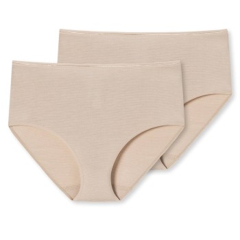 Schiesser Trusser 2P Modal Essentials Midi Beige Large Dame