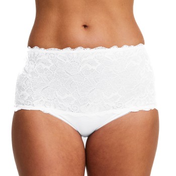 Swegmark Trusser Lace Maxi Briefs Hvid polyamid Medium Dame