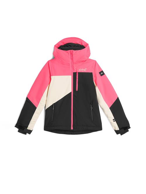O'NEILL Udendørsjakke  ecru / neonpink / sort