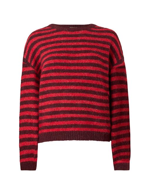 JDY Pullover 'JDYZOEY'  kastaniebrun / rød