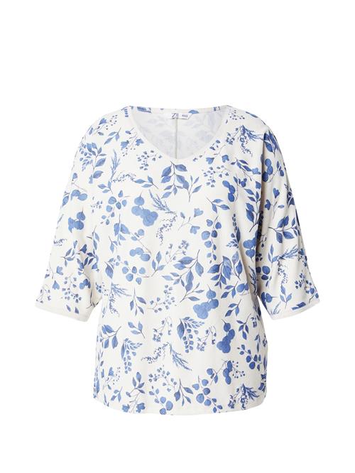 Z-One Shirts 'To44nya'  navy / safir / hvid