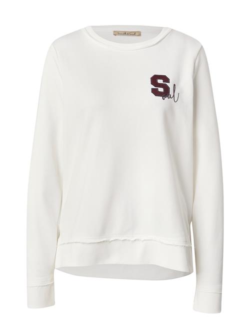 Smith&Soul Sweatshirt  ecru / bordeaux / sort