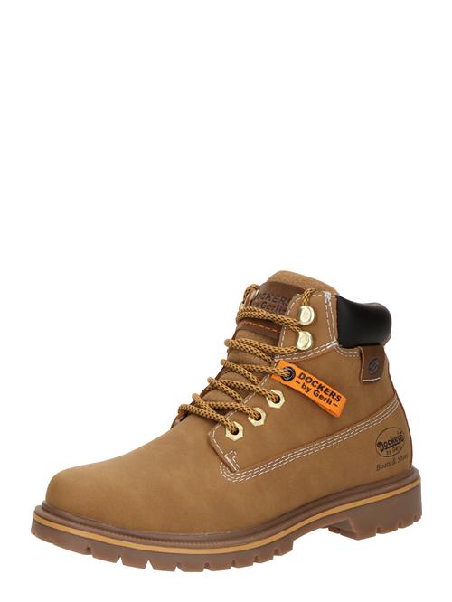 Dockers by Gerli Boots  sepia / mørkebrun / guld
