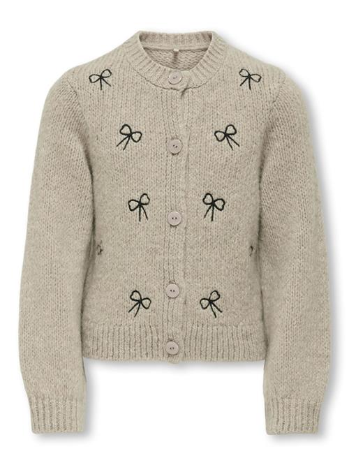 ONLY GIRLS Cardigan 'CODY '  beige / sort