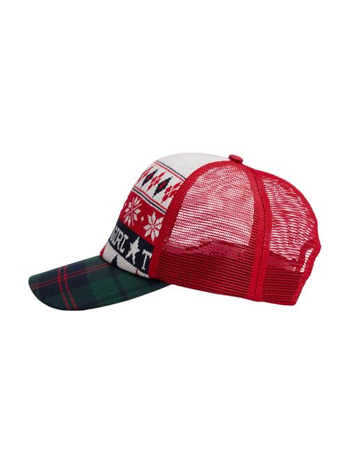 Tommy Jeans Hætte  gran / mørkegrøn / knaldrød
