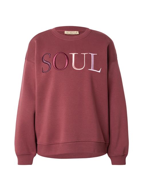 Se Smith&Soul Sweatshirt  elfenben / aubergine / lyserød / bordeaux ved About You