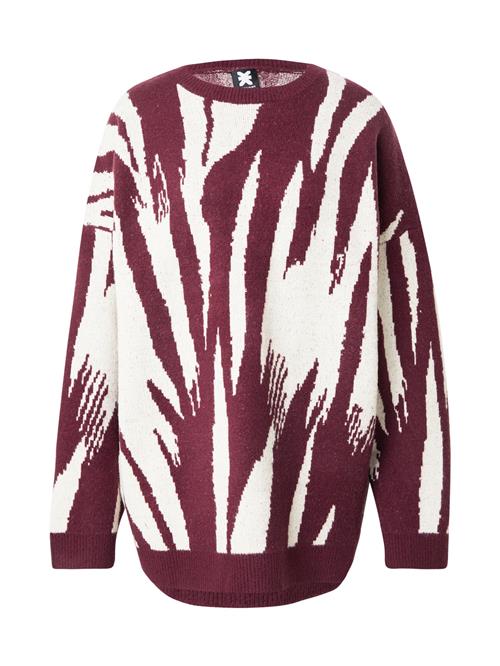 Karo Kauer Pullover  cyclam / hvid