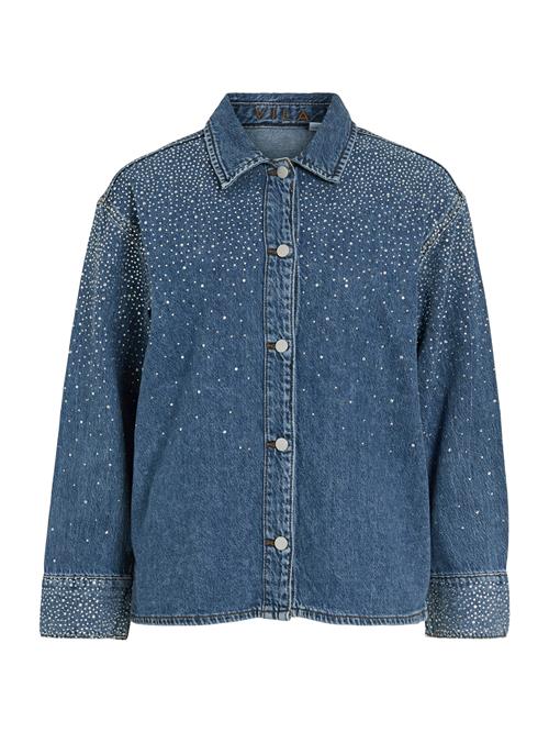 VILA Bluse 'VIPAL'  blue denim