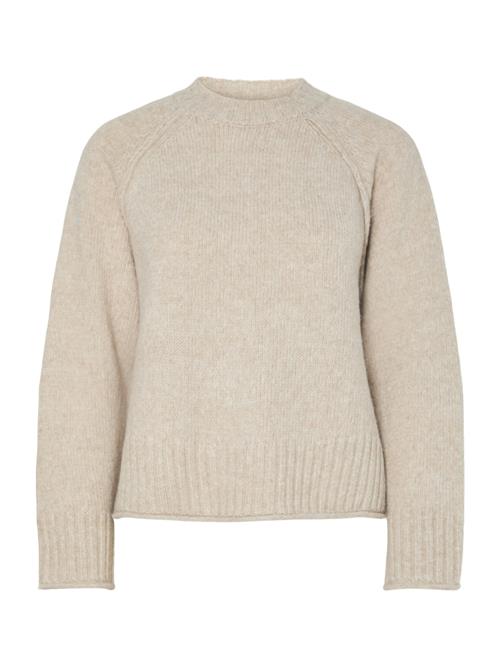 PIECES Pullover 'PCJimma'  beige / beige-meleret