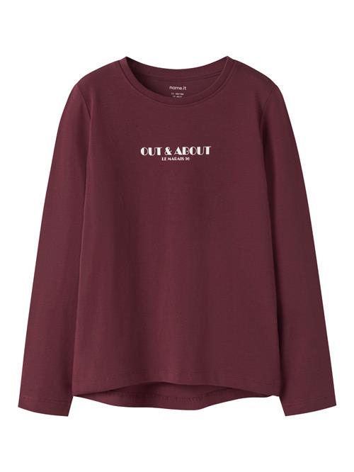 NAME IT Bluse Vix Burgundy Out And About