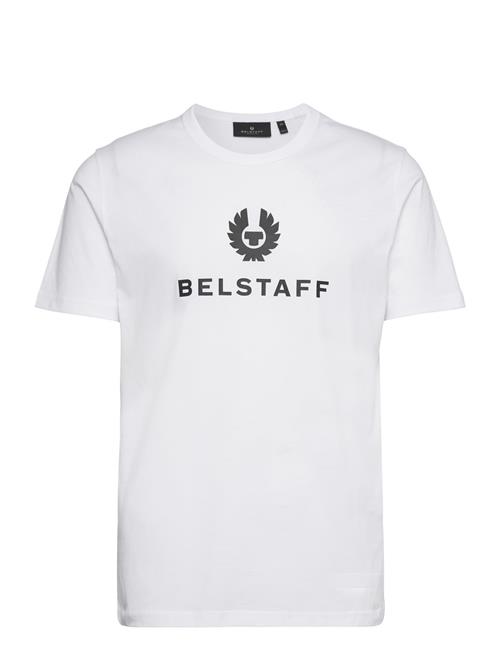Se Belstaff Signature T-Shirt Deep Copper Belstaff White ved Booztlet