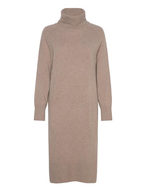 Herringb Detail Rollneck Dress GANT Beige