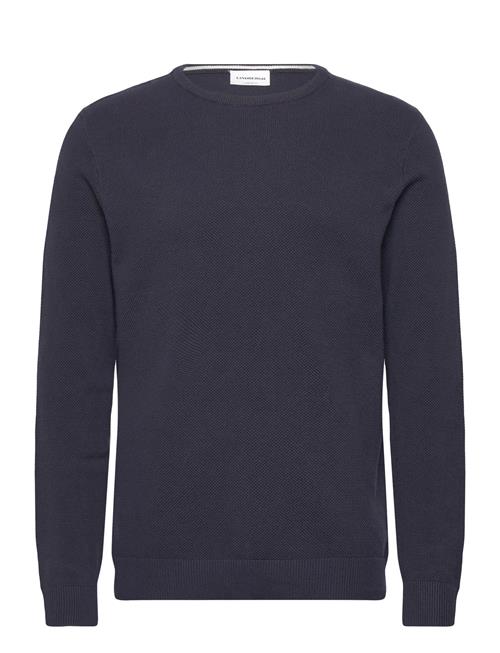 Structure O-Neck Knit Lindbergh Navy