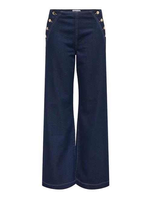 Onlmadeline Button Hw Wide Dnm Gua ONLY Navy