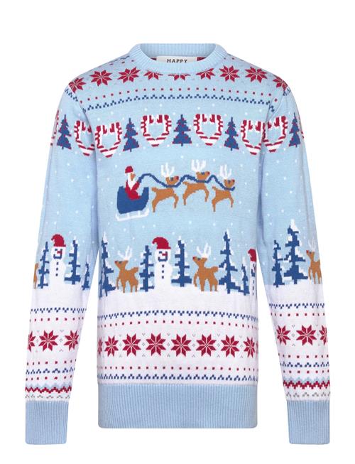Christmas Wonderland Christmas Sweaters - Kids Christmas Sweats Blue