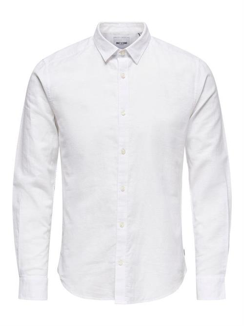 ONSCAIDEN LS SOLID LINEN SHIRT