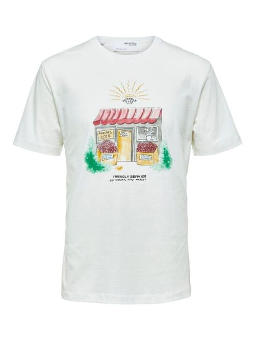 SLHRELAXCASA SS O-NECK TEE W