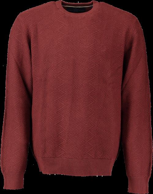 Se O-neck structure regular fit hos Din tøjmand