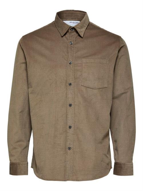 SLHREGBENJAMIN CORD SHIRT LS W