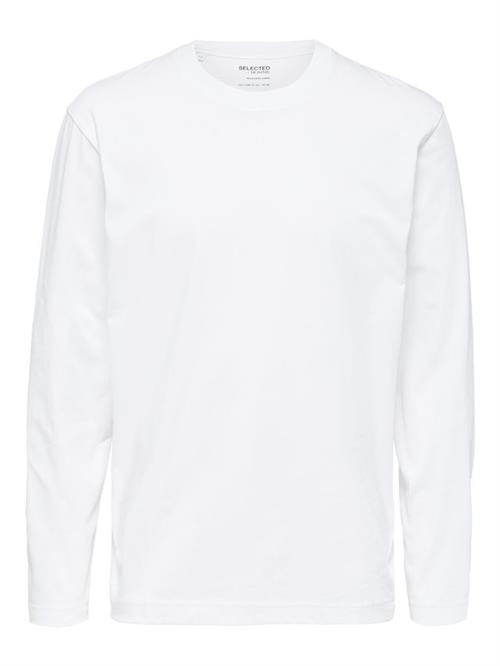 SLHRELAXCOLMAN200 LS O-NECK TEE W N