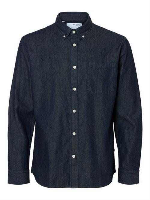SLHREGRICK-DENIM-NEW SHIRT LS NOOS